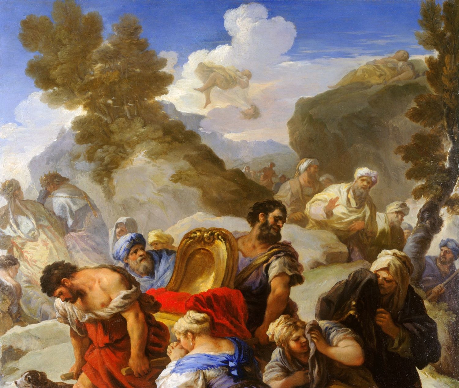 Luca Giordano, Psyche Exposed on a Rock