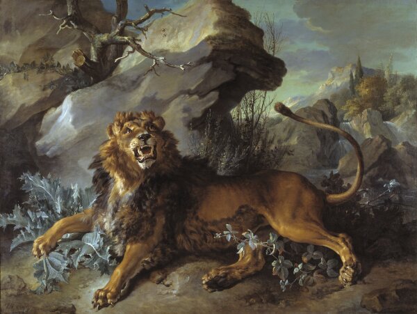 Jean-Baptiste Oudry, Lejonet och spindeln