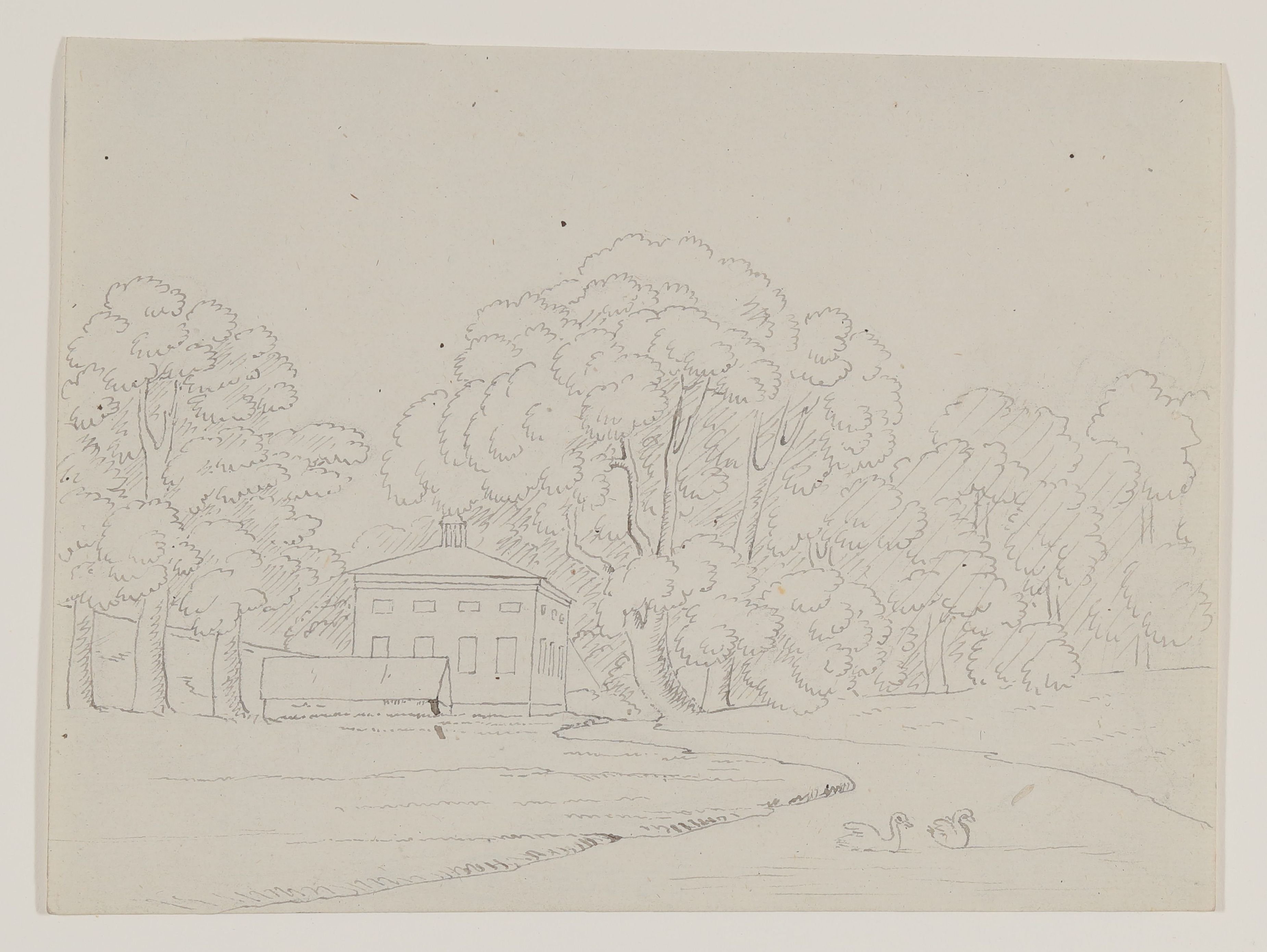 Gottlob Friedrich Konstantin von Stein, Haus unter Bäumen