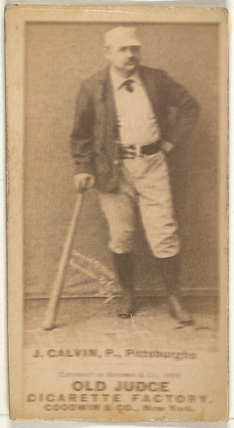 Goodwin & Company, James Francis "Pud" Galvin, Pitcher, Pittsburgh, from the Old Judge series (N172) for Old Judge Cigarettes