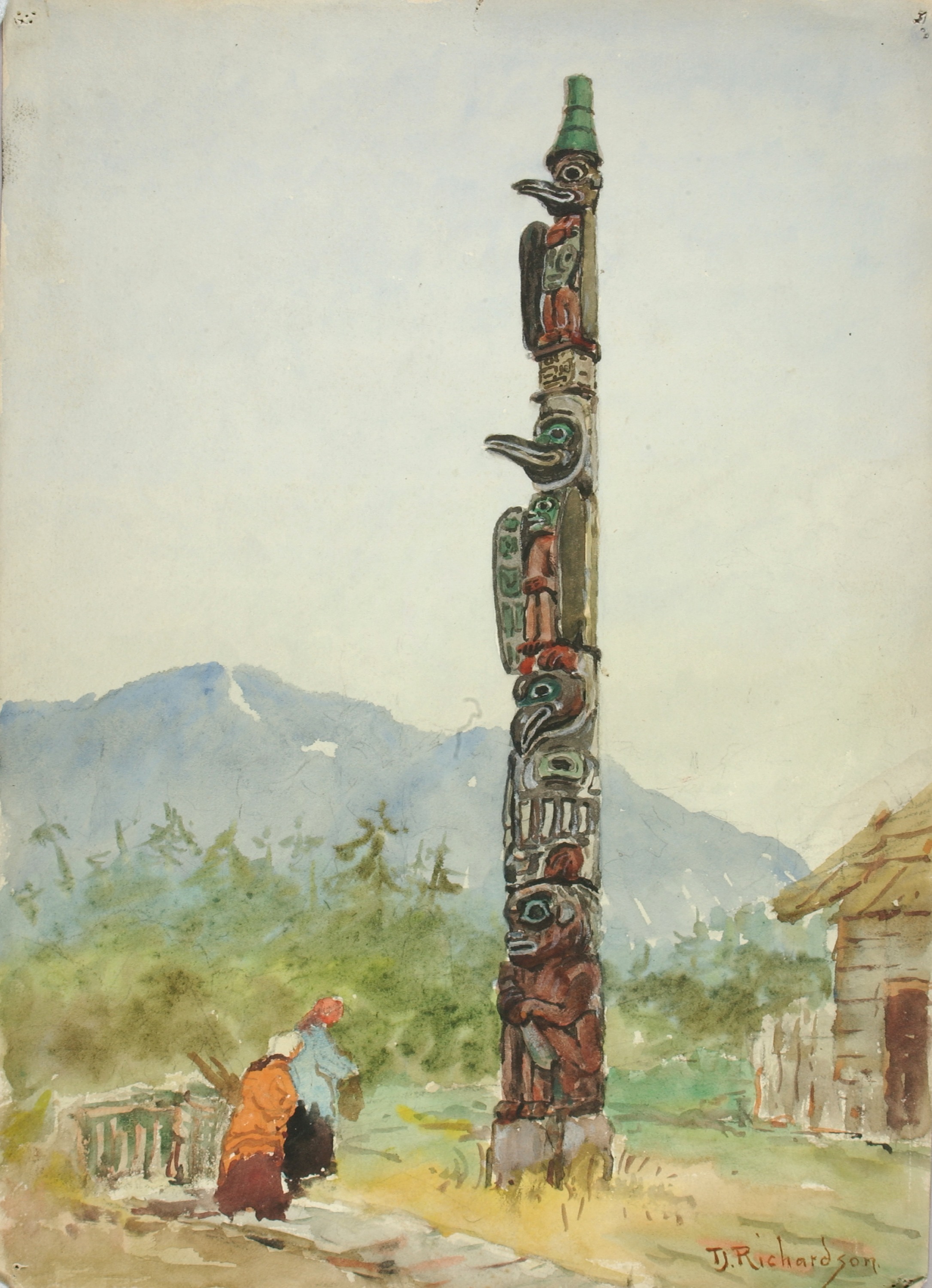 Theodore J. Richardson, The Raven Totem Pole