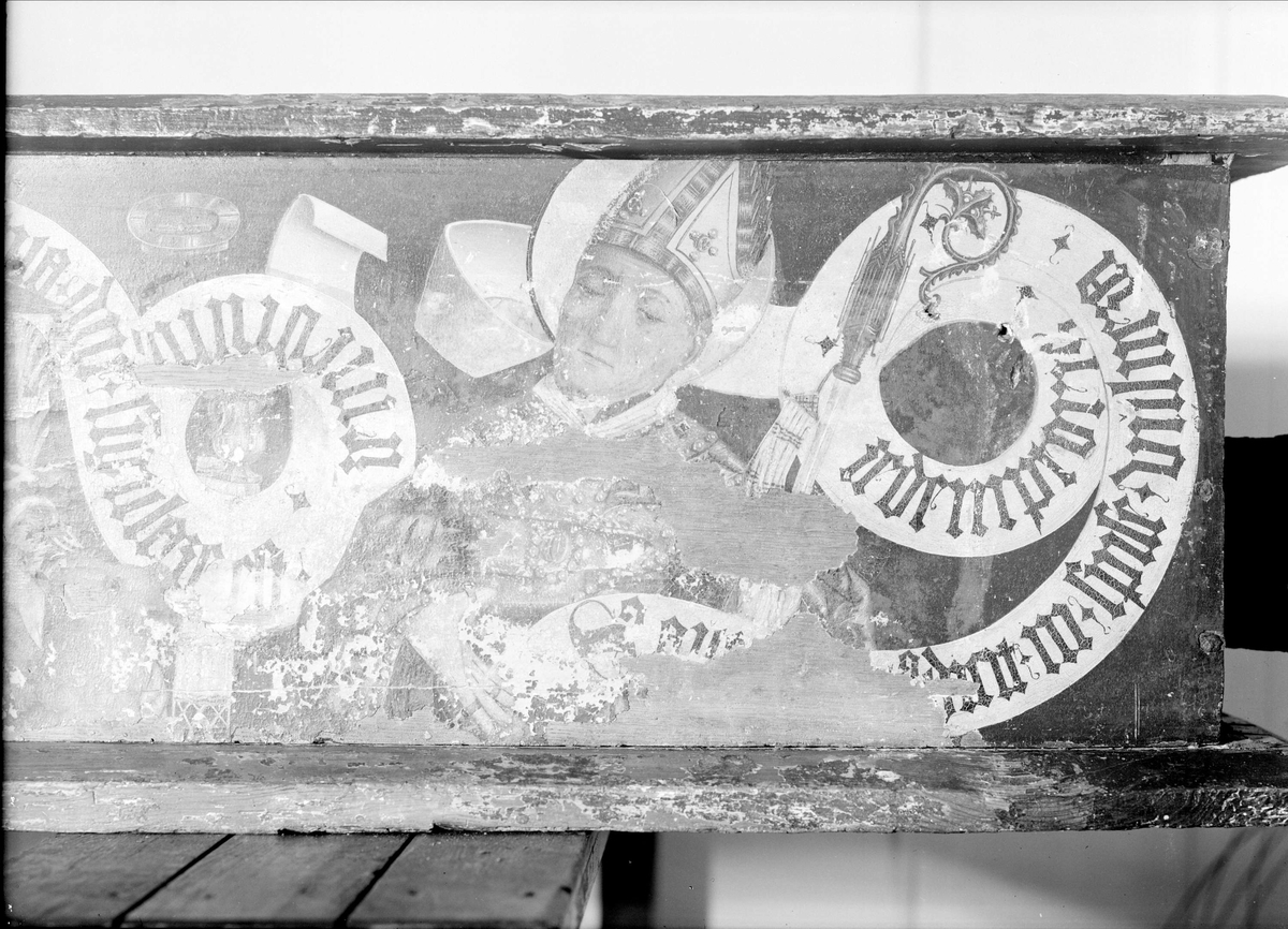 Okänd,, Oil painting on a boiler, Uppland