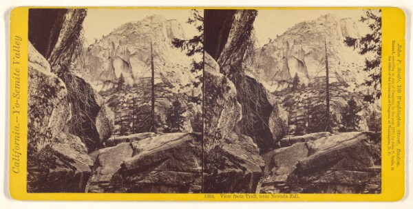John P. Soule, View from Trail, near Nevada Fall.