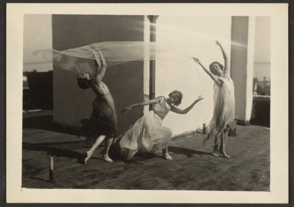 Louis Fleckenstein, [Dancers on Rooftop]