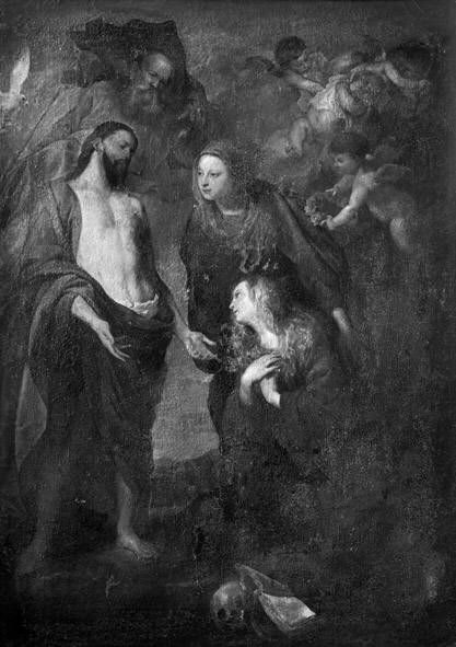 Anthony van Dyck, Saint Rosalia introduced to the Holy Trinity