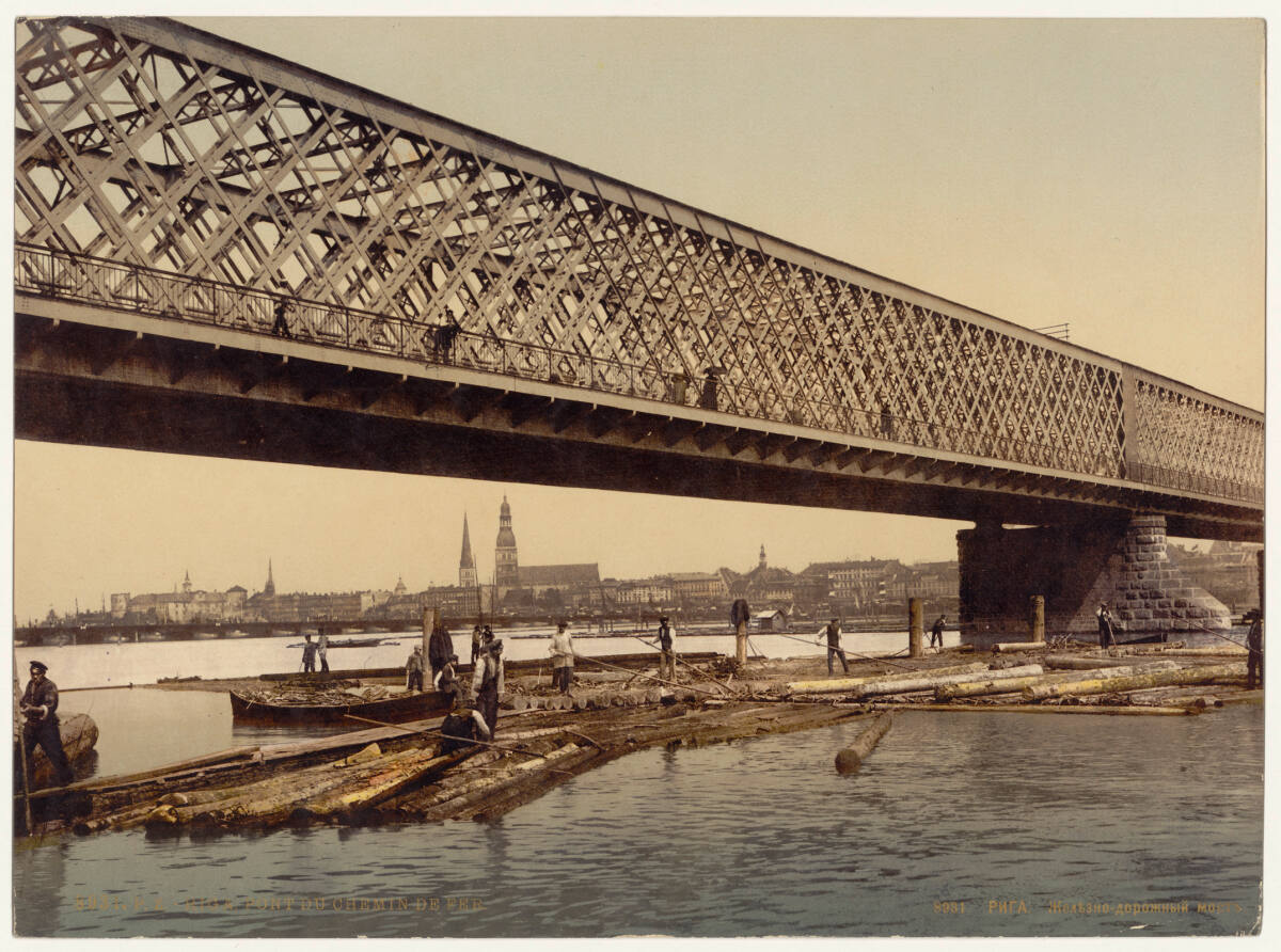 Anonym, Riga. Pont du Chemin de Fer.