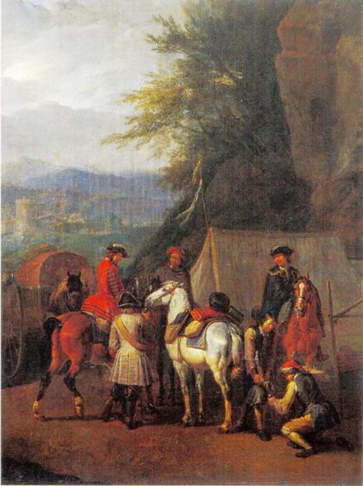 Pieter van Bloemen, Horseman at Rest