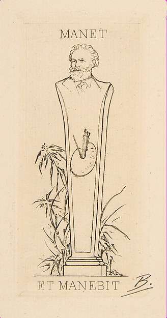 Félix Bracquemond, Ex-libris of Manet
