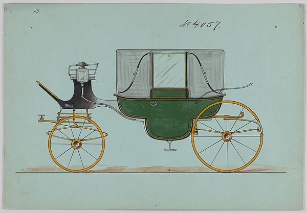 Brewster & Co., Design for Landau, No. 4057