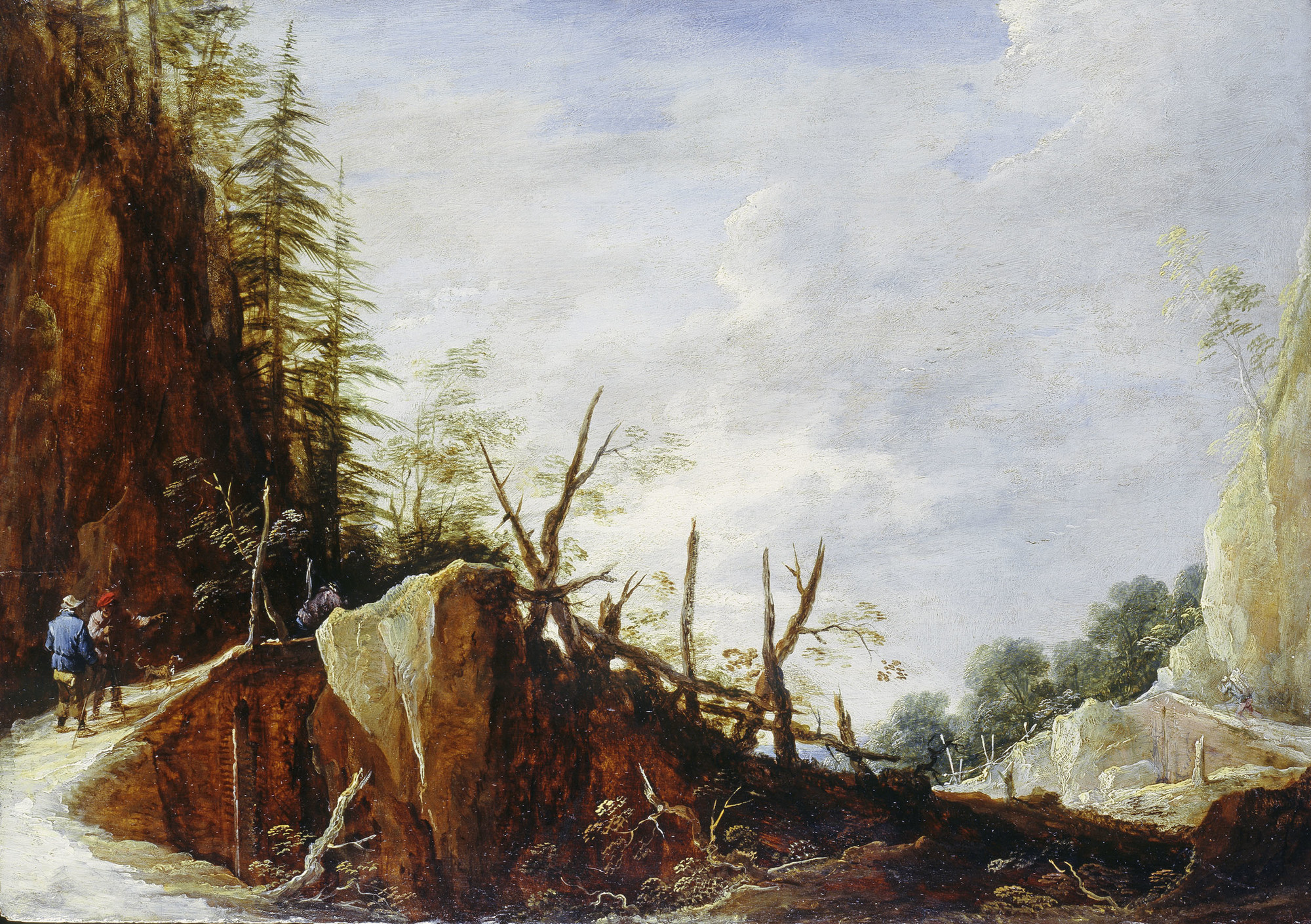 David Teniers the Younger, Figures on a Rocky Pass
