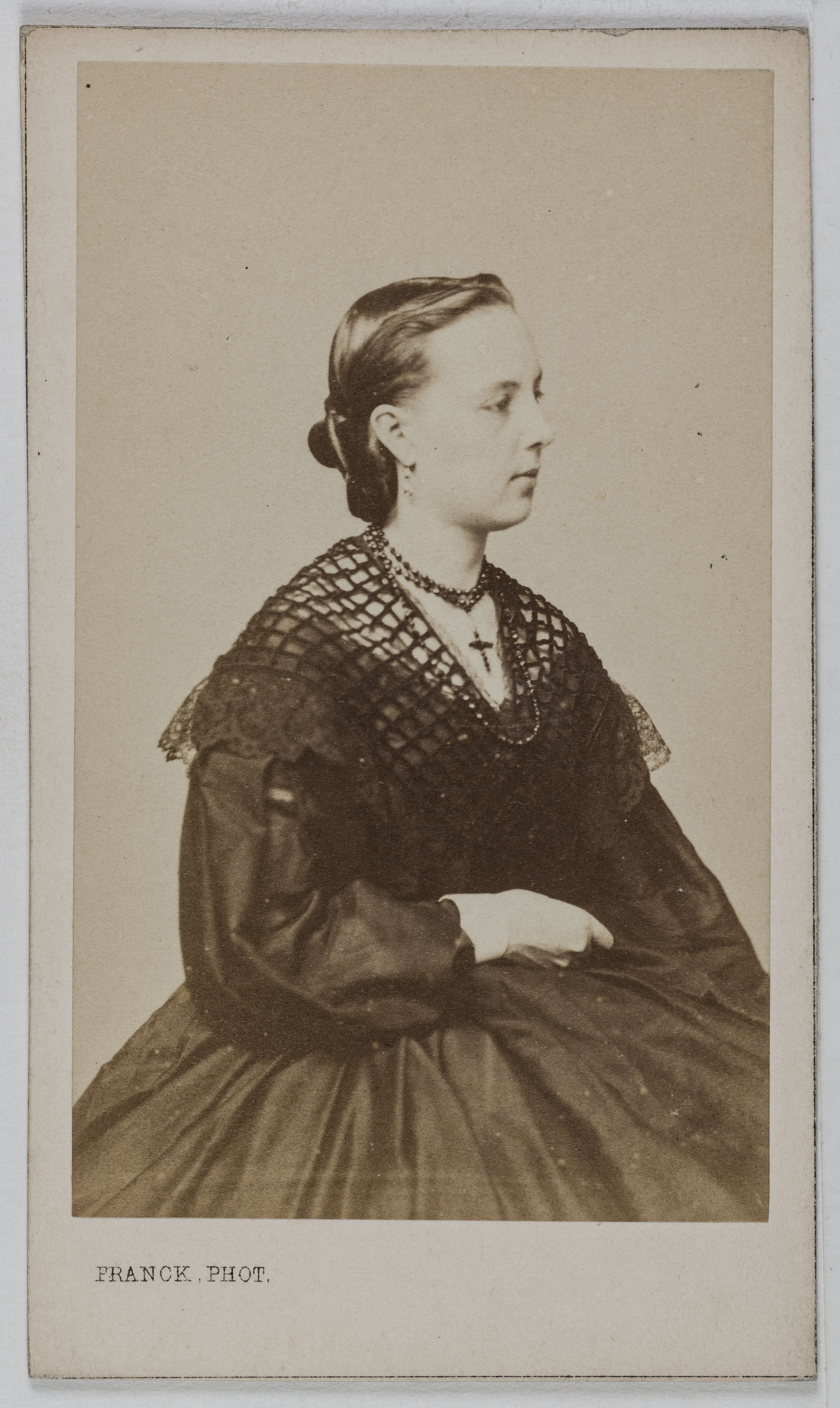 Franck, Portrait de Lloyd Marie, (Marie Emilie Jolly, dite), (ép. Georges Vibert), (1842-1897), (actrice)