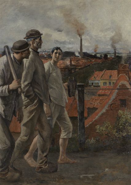 Constantin Meunier, Return of the Miners