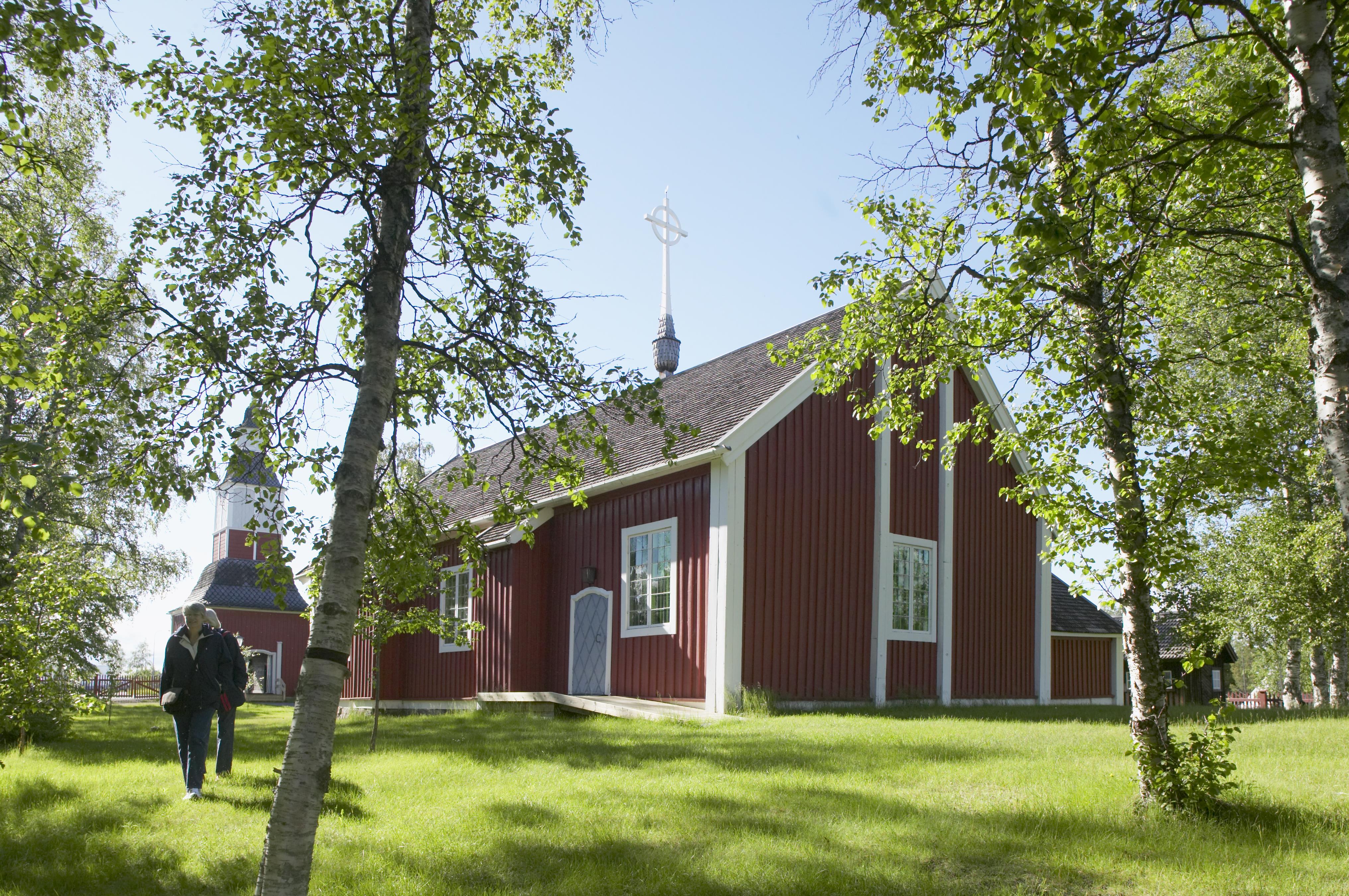 Bengt A Lundberg, Jukkasjärvi kyrka