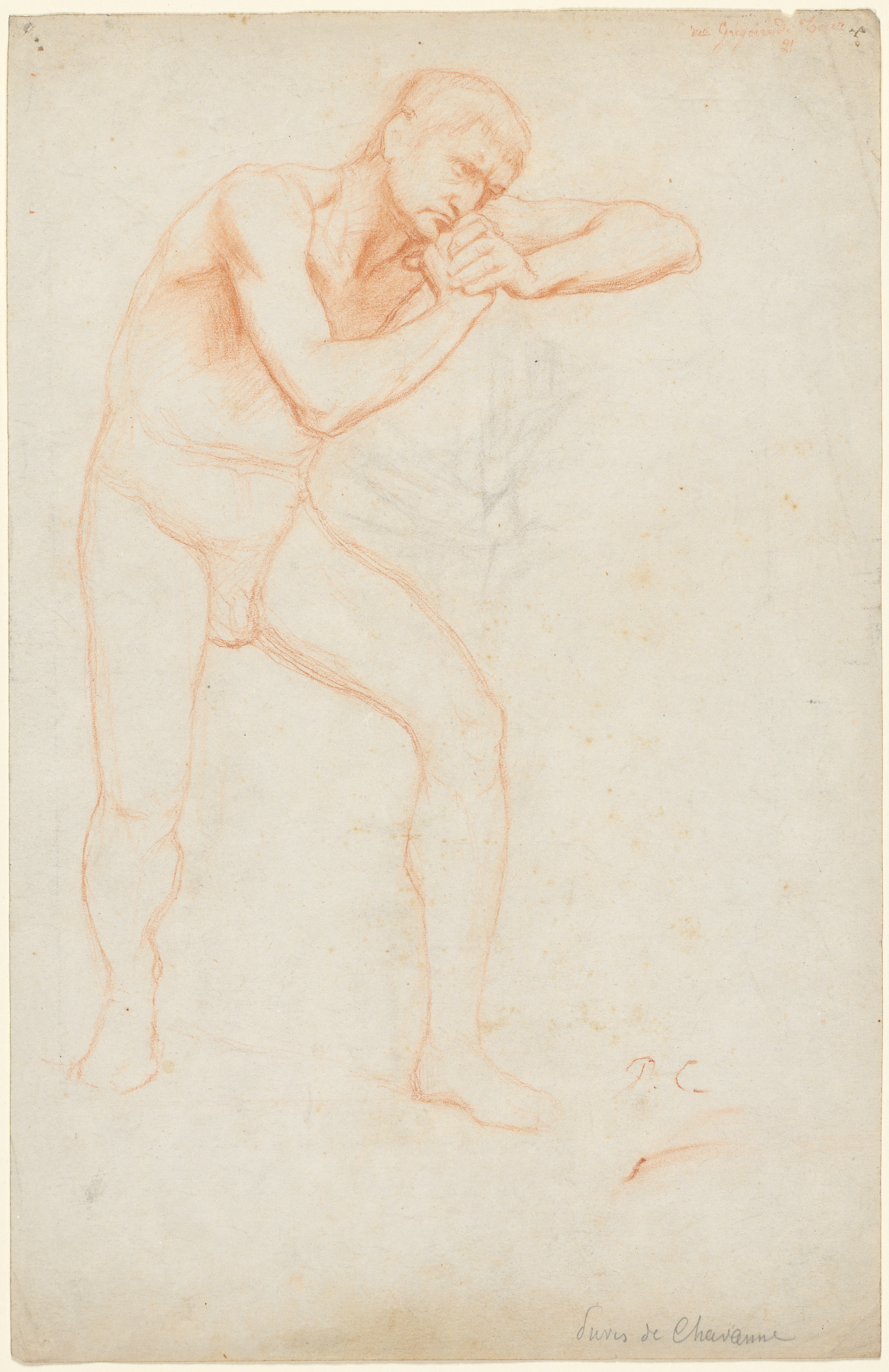 Pierre Puvis de Chavannes, Male Nude