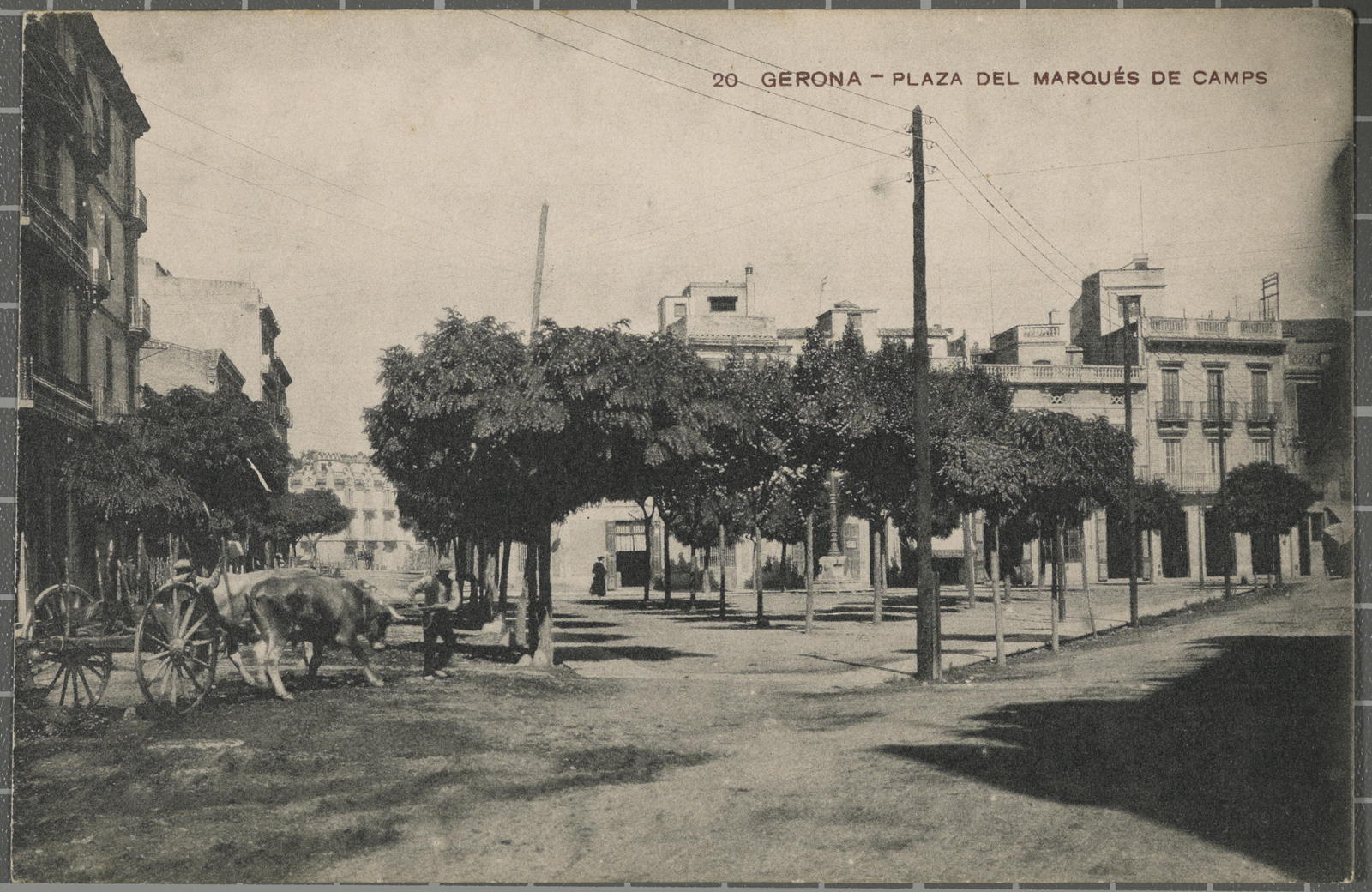 Desconegut, 20. Gerona - Plaza del Marqués de Campos