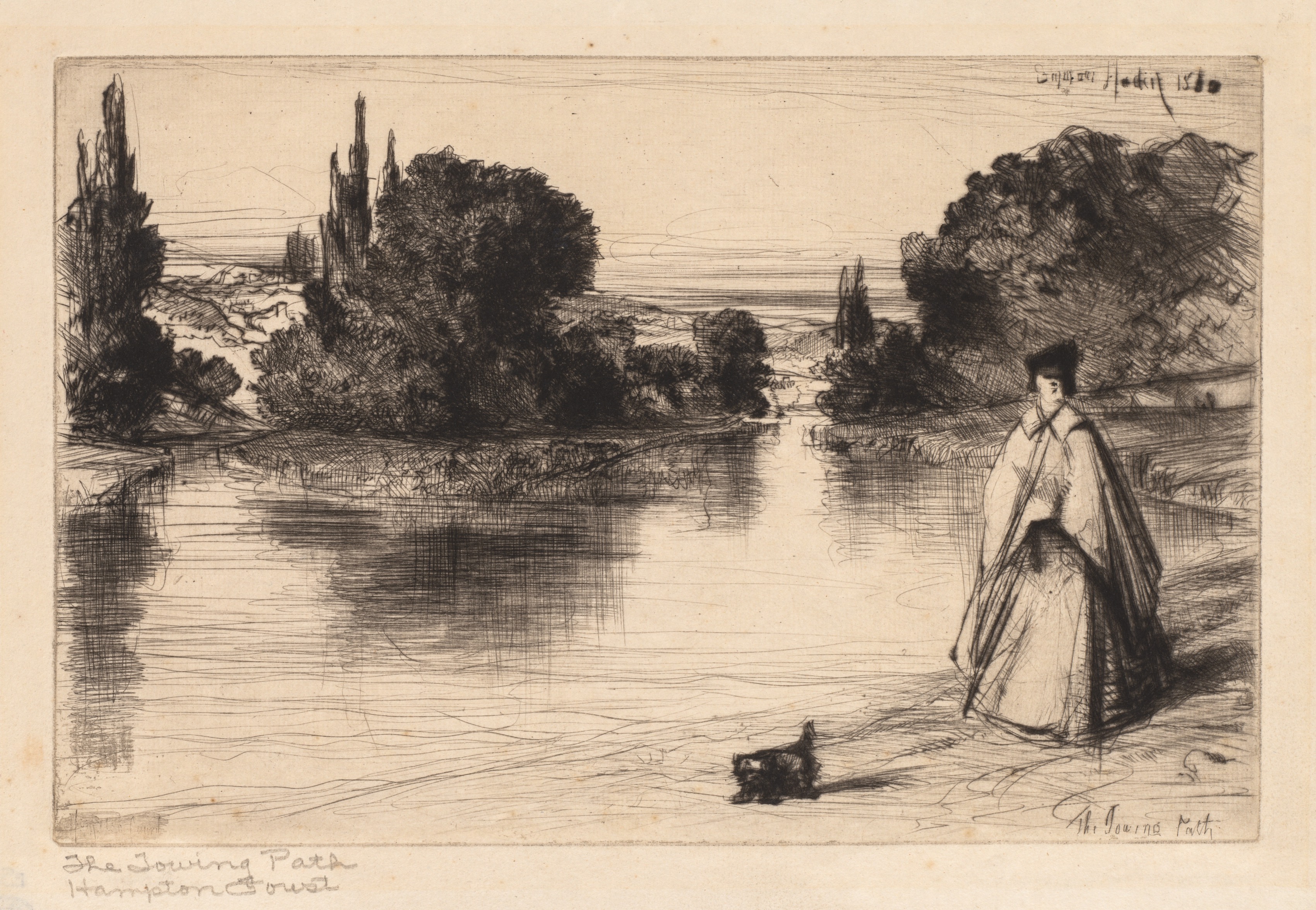 Francis Seymour Haden, The Towing Path