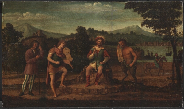 Giovanni Battista Cima da Conegliano, Midas' dom ved Apollons og Marsyas' musikalske væddestrid