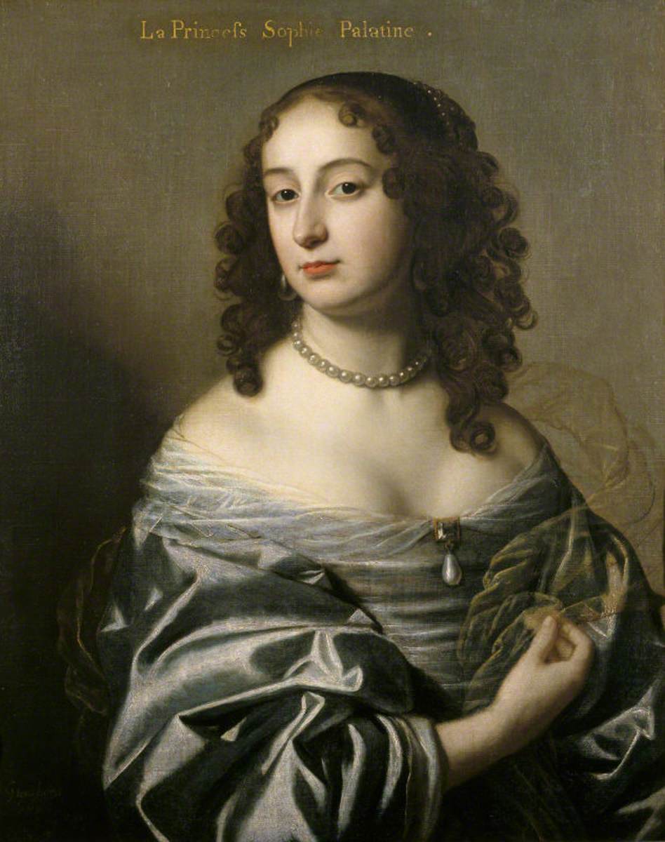 Gerard van Honthorst, Electress Sophia, Princess Palatine, consort of Ernest Augustus, Elector of Hanover (1630-1714)