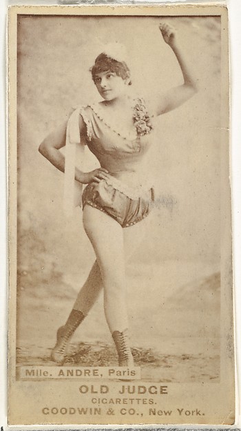 Goodwin & Company, Mlle. Andre, Paris, from the Actors and Actresses series (N171) for Old Judge Cigarettes