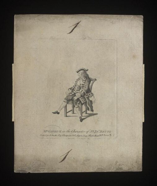 unknown, Mr Garrick in the character of John Brute