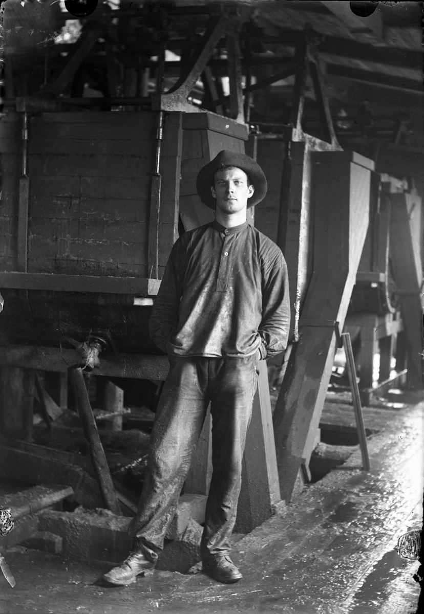 Oscar Holte, Portrett av gruvearbeider
