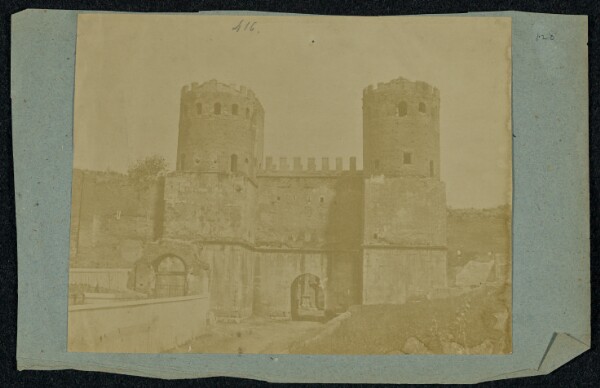 Unknown, [Medieval city gate]