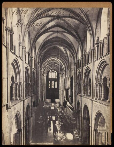 Francis Frith, Chichester Cath'l.  The Nave