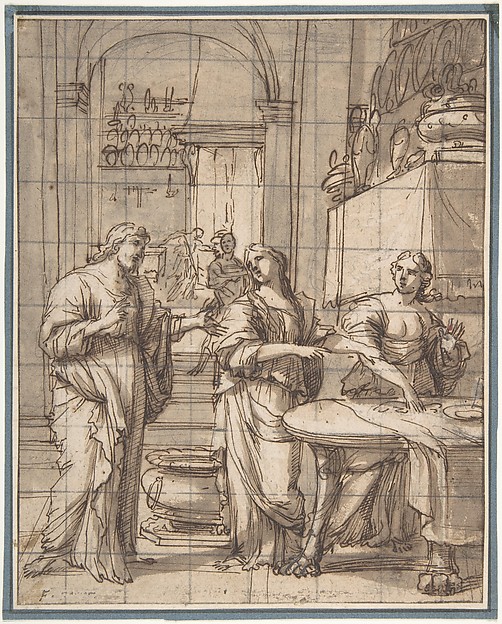 François Perrier, Christ in the House of Martha and Mary
