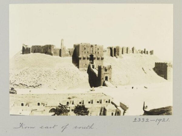 K.A.C. Creswell, Main entrance of Citadel, Aleppo