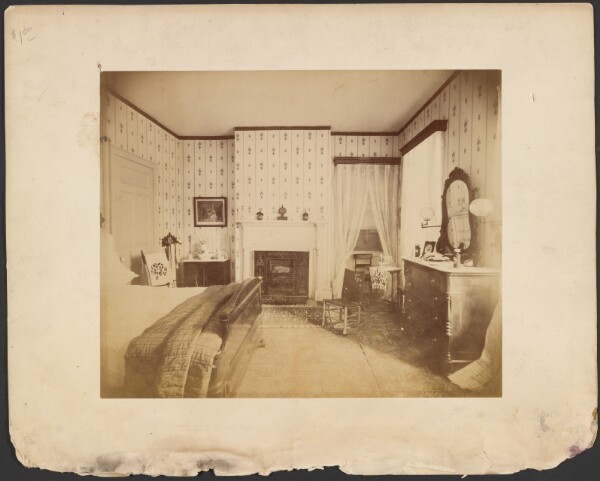 Unknown, [Bedroom interior]