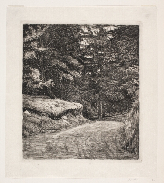 Carl Bloch, Vejen i Granskoven