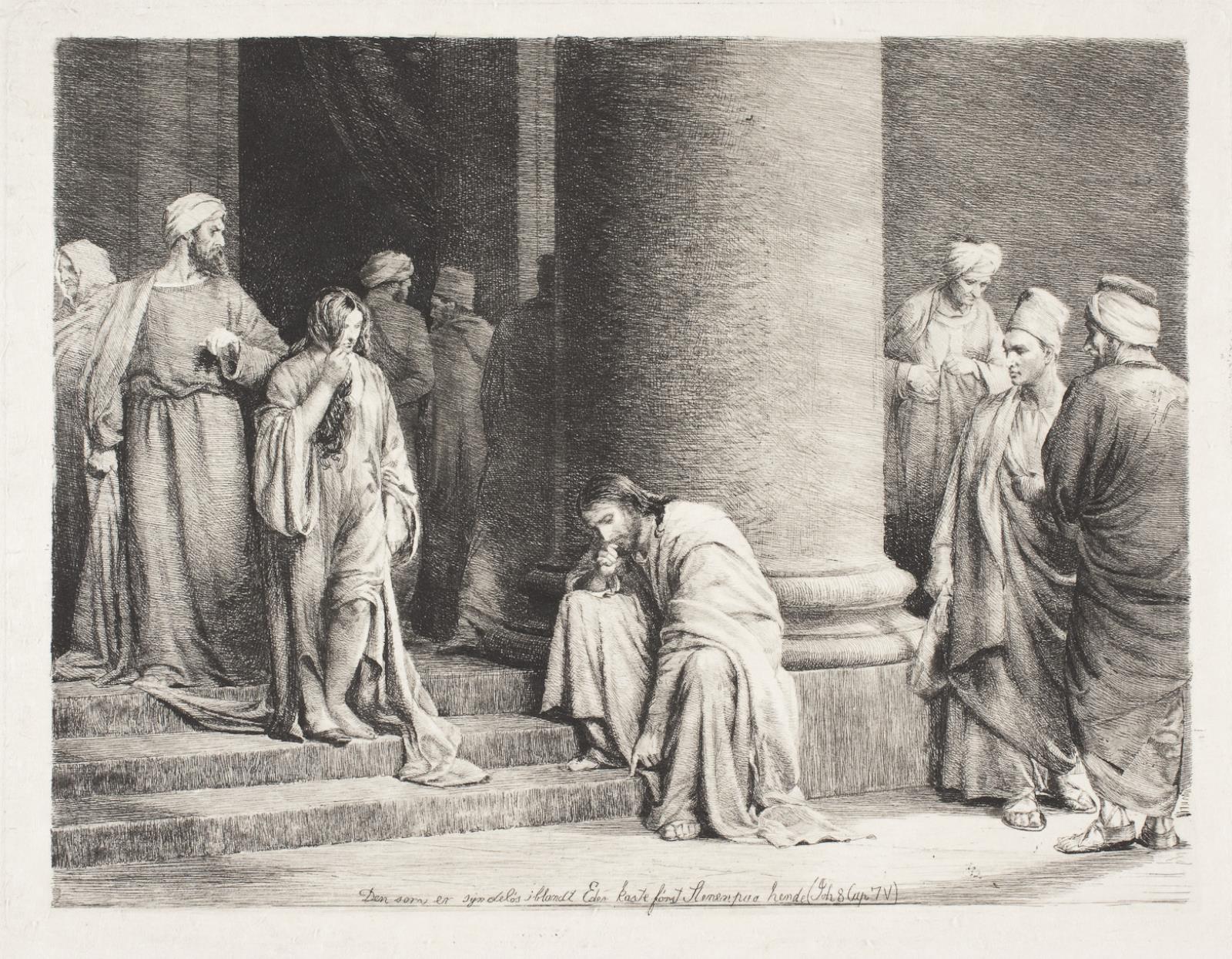 Carl Bloch, Kristus og Synderinden