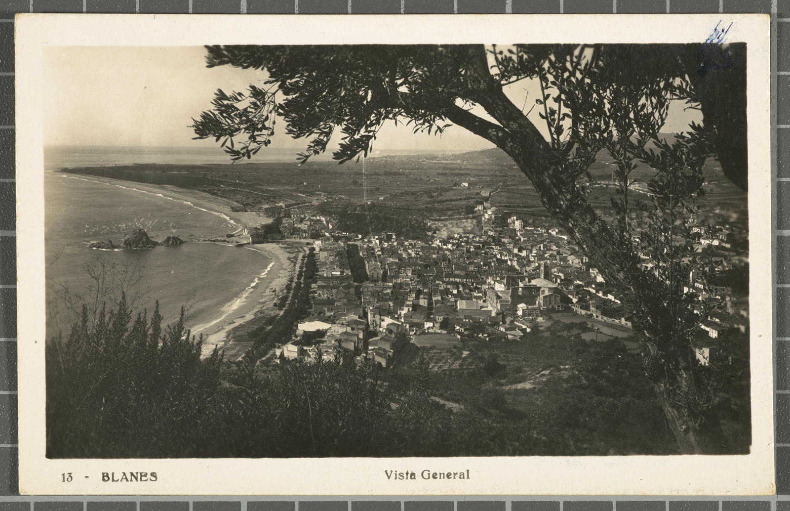 Desconegut, 13 - Blanes. General View