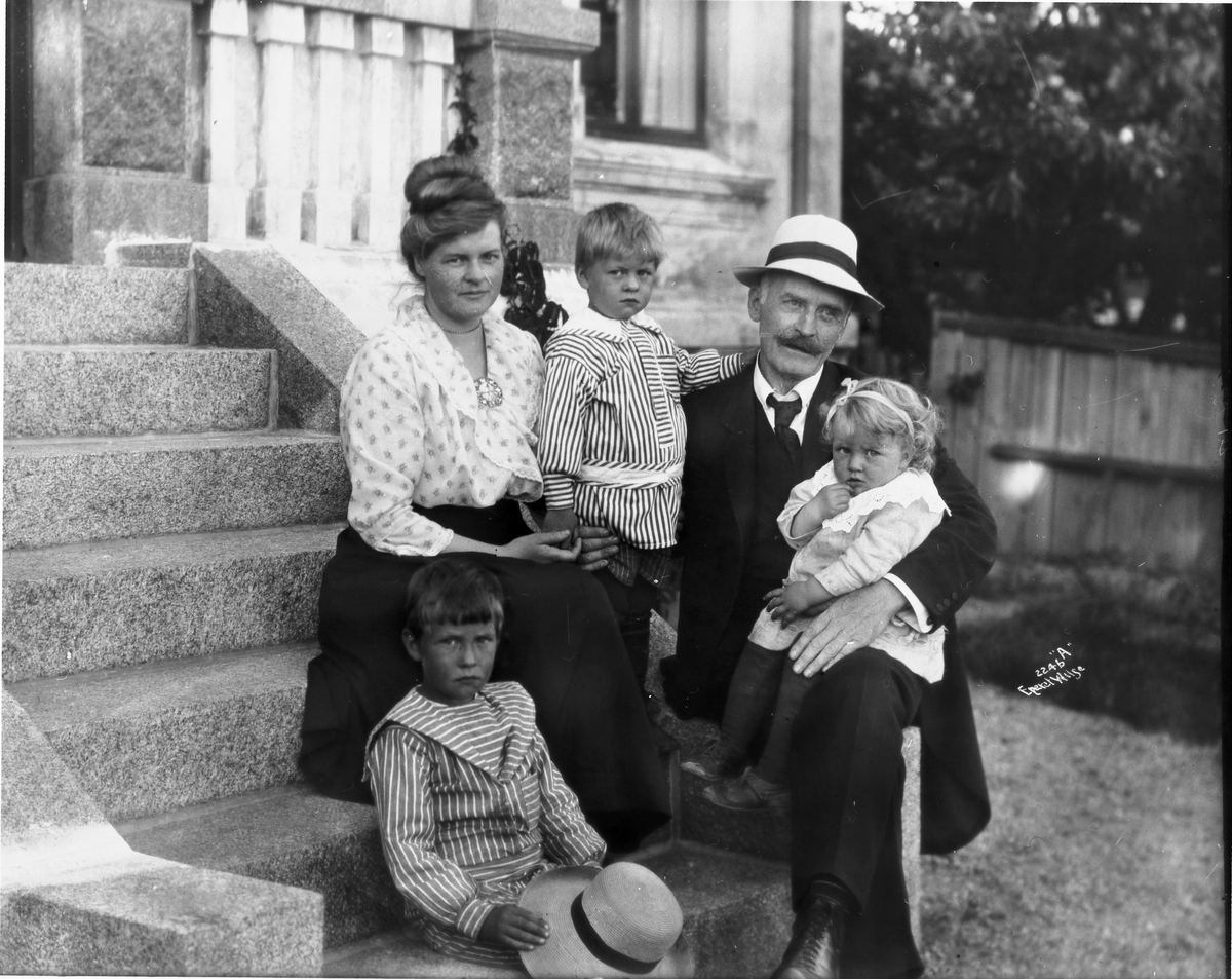 Anders Beer Wilse, Prot: Knut Hamsun med familie 13/7
