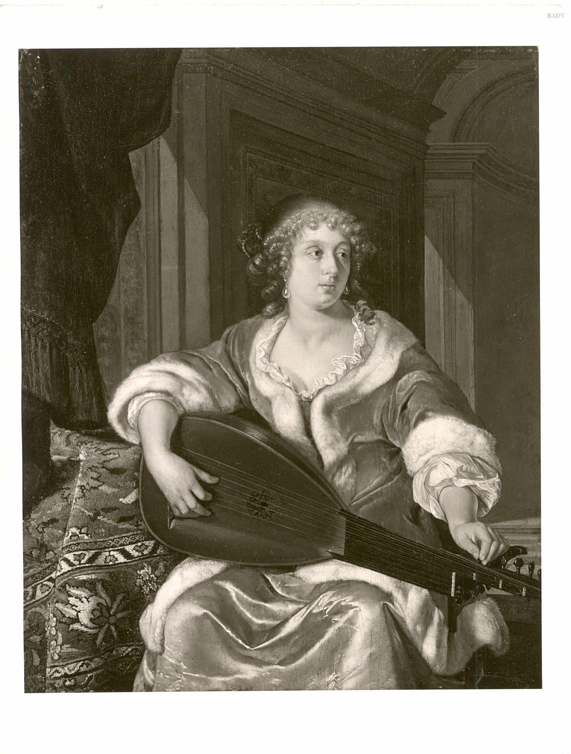 Frans van Mieris the Elder, lady playing guitar