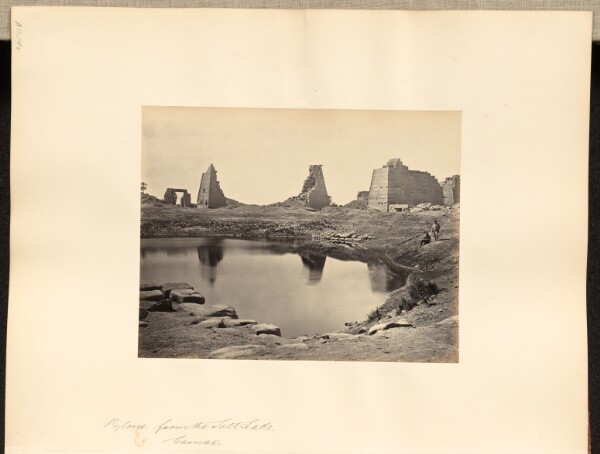 Francis Frith, Pylons, from the Salt Lake, Carnac