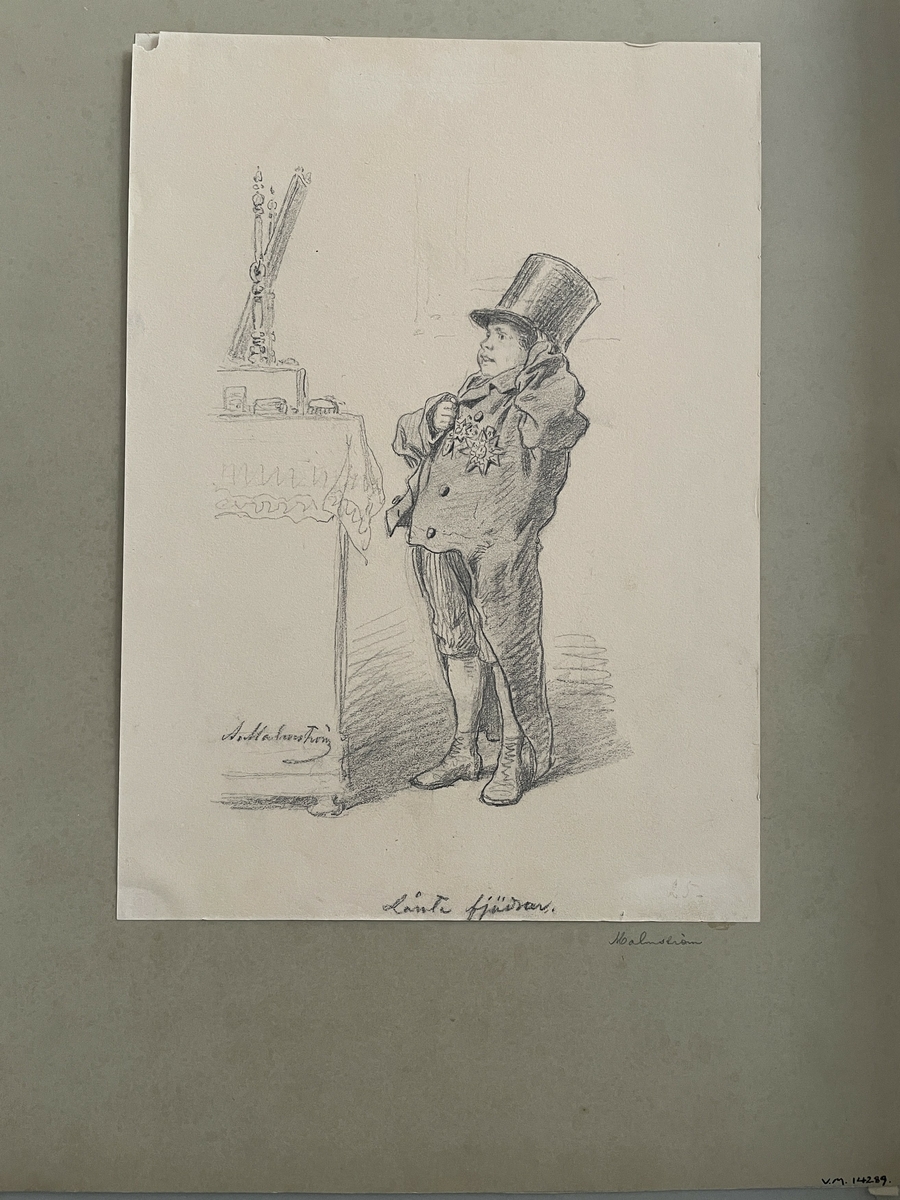 Unknown artist, Blyertsteckning