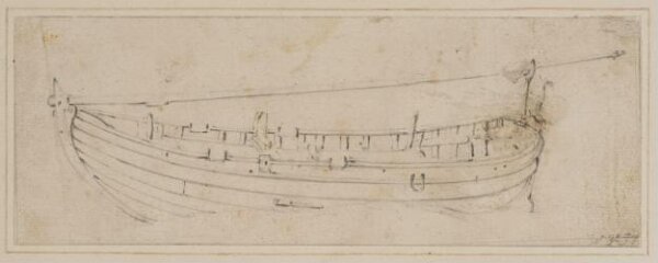 Unknown, Study of a Sloop