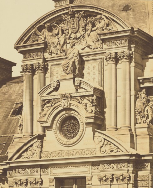 Édouard Baldus, [The Attic of the Pavillon de Rohan, Louvre, Paris]