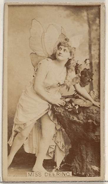 Allen & Ginter, Miss Deering, from the Actors and Actresses series (N45, Type 8) for Virginia Brights Cigarettes