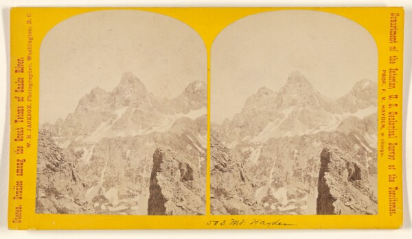William Henry Jackson, Grand Tetons of Snake River