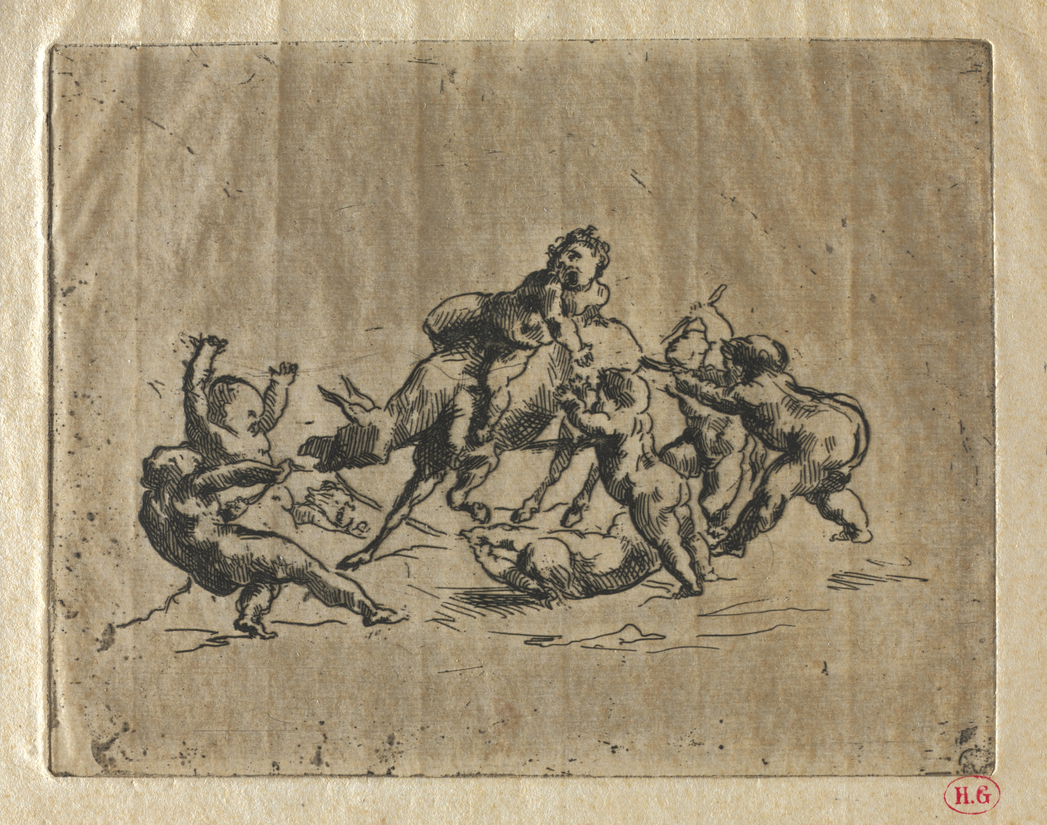 Jean-Baptiste Carpeaux, Bacchanal with Children and Donkey