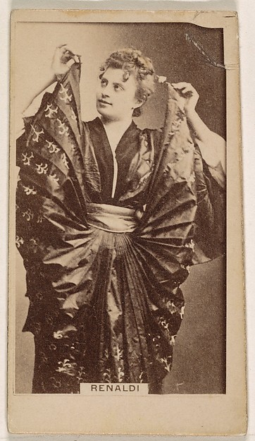 Kinney Brothers Tobacco Company, Miss Renaldi, from the Actresses series (N245) issued by Kinney Brothers to promote Sweet Caporal Cigarettes