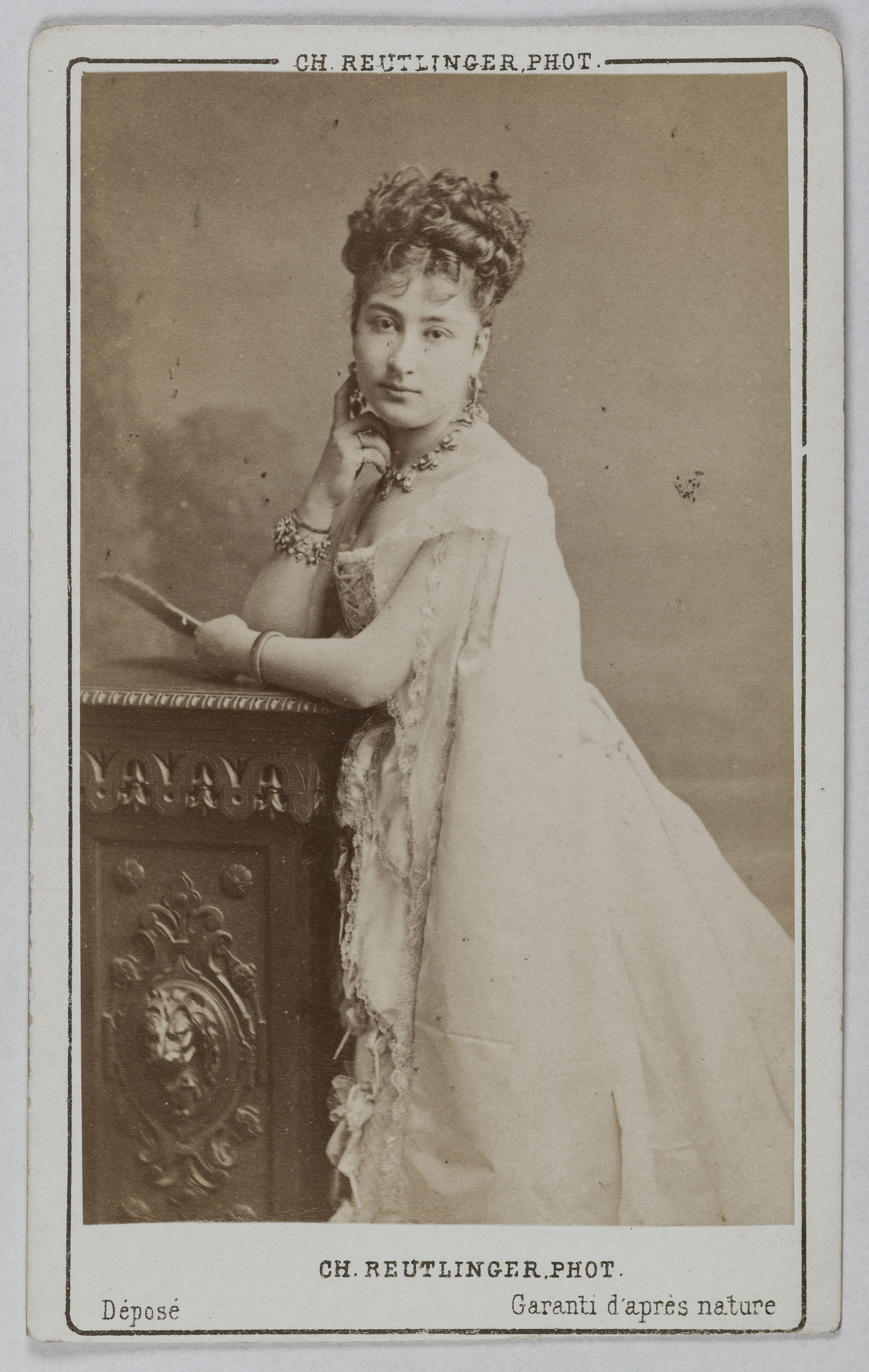 Charles Reutlinger, Portrait de Franck-Duvernoy (actrice à l'Opéra comique)