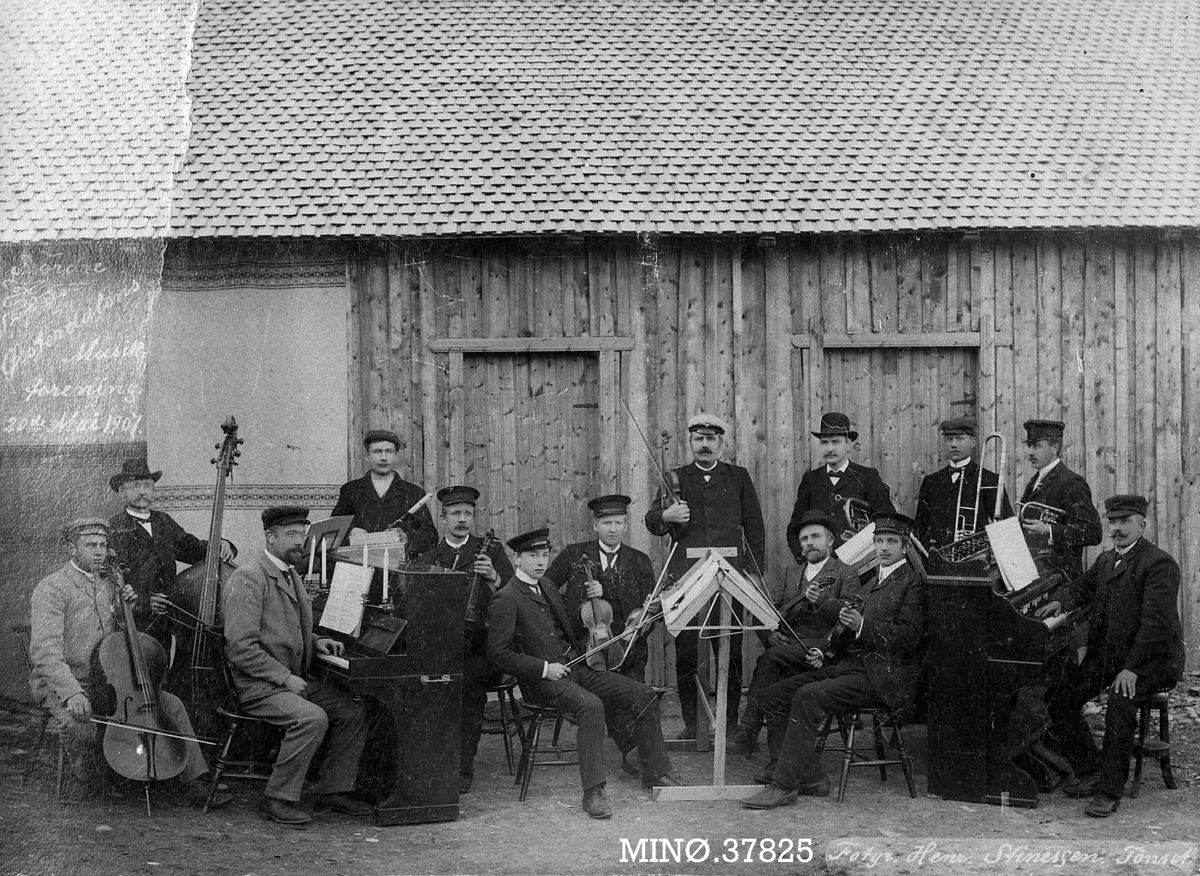 Henrik Augustinsson Stinessen, Nordre Østerdalens Musikforening 20de Mai 1907.