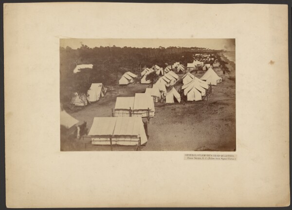 Unknown, General Gillmore's Headquarters, Folly Island, S.C. (taken from Signal Tower)