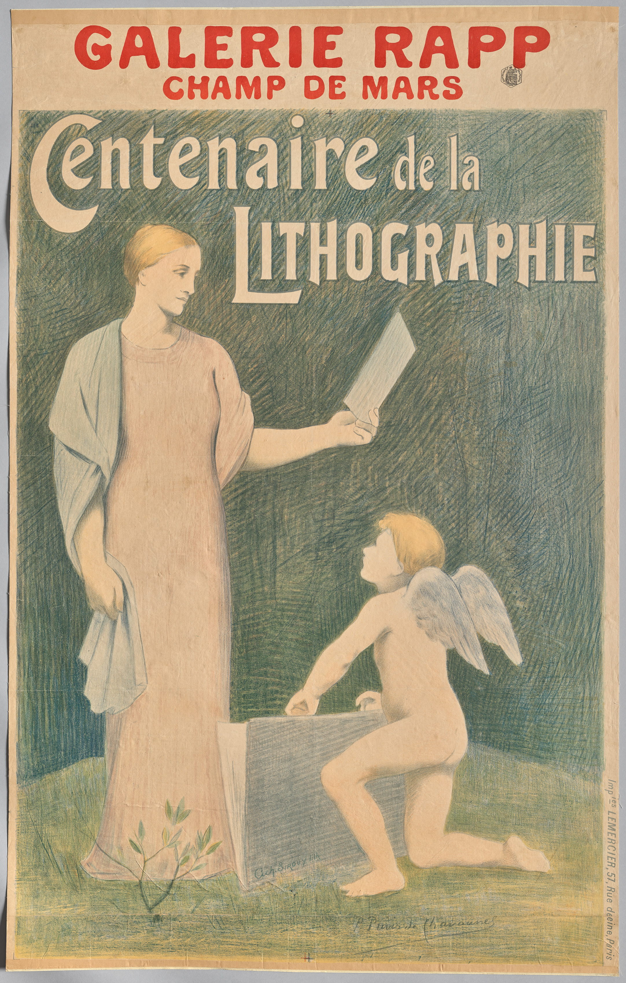 Pierre Puvis de Chavannes, Centennial of Lithography