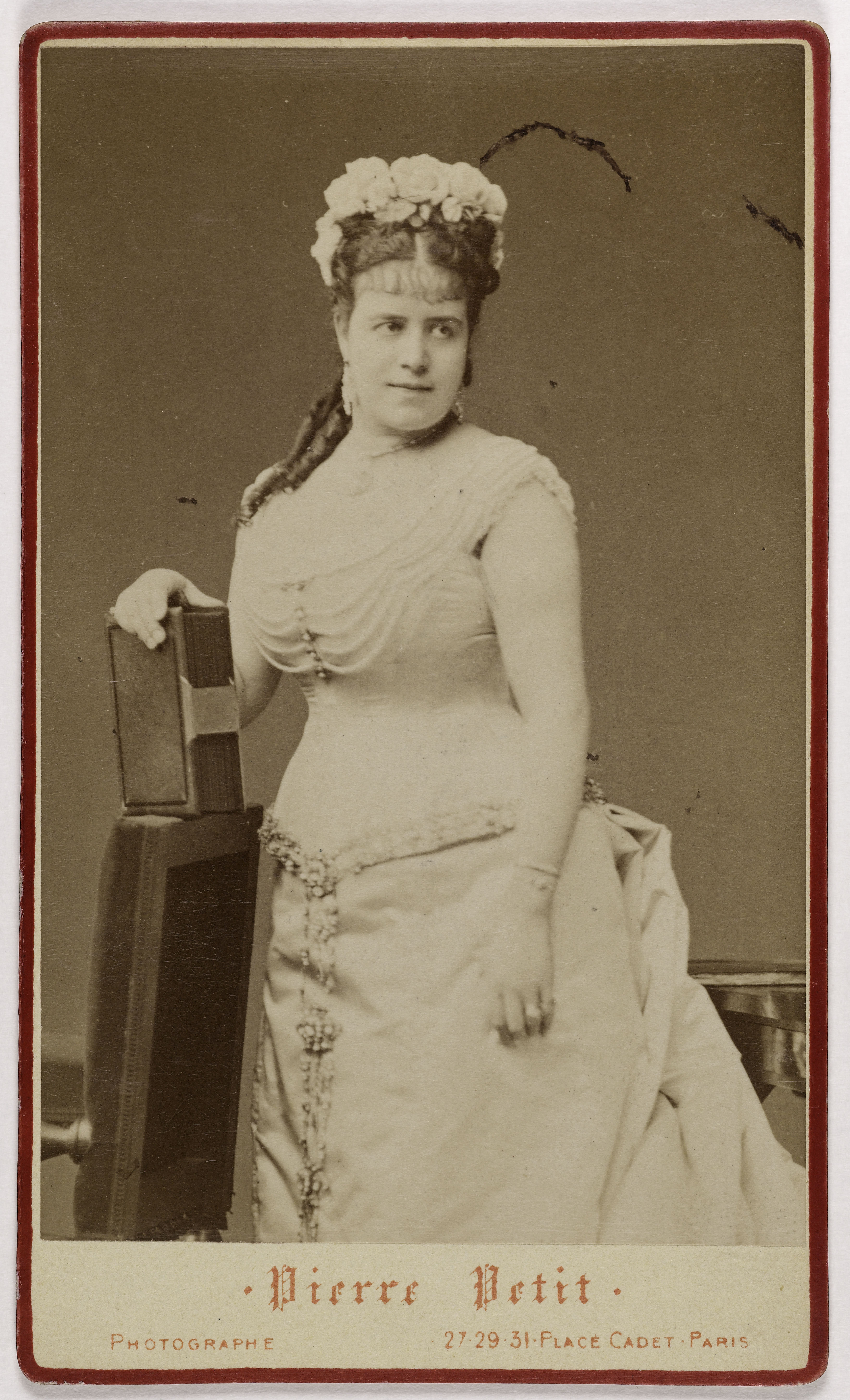 Pierre Petit, Portrait de Rosine Bloch (1844-1891) (chanteuse lyrique)