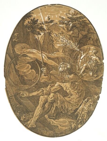 Hendrick Goltzius, Evighedens grotte (Troldmanden)