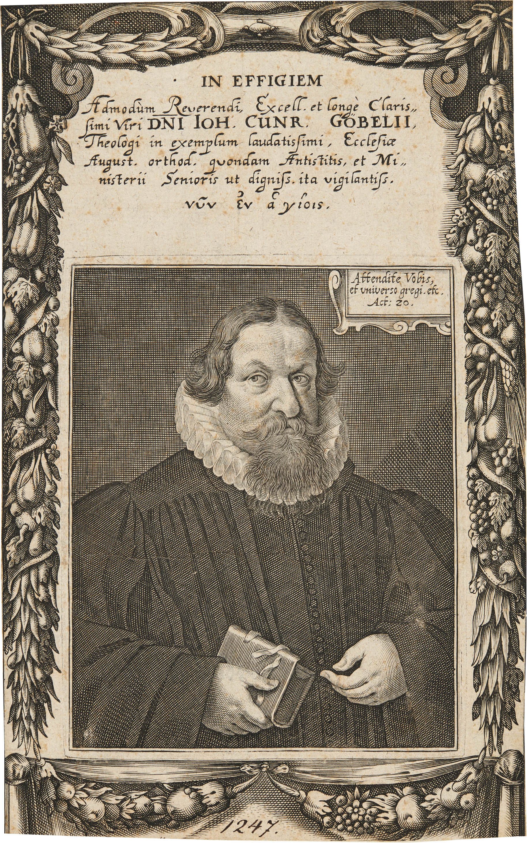 Lukas Kilian, Bildnis Johann Conrad Göbel